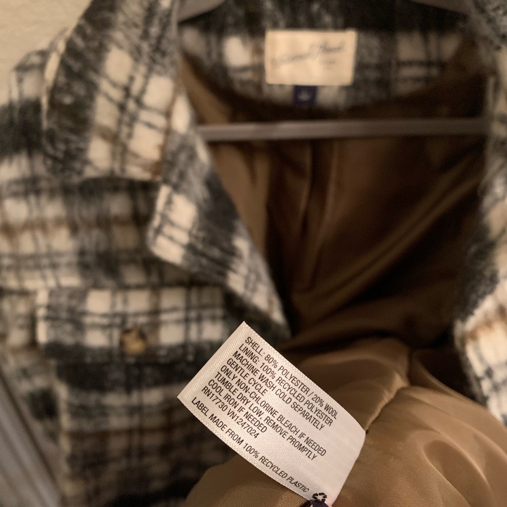 Universal Thread Brown Plaid Shacket - image 3